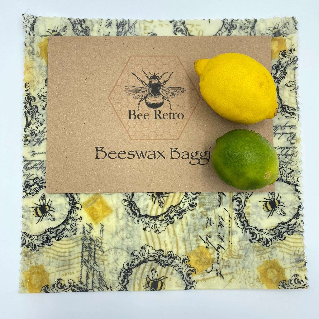 Beeswax Baggie- Bread and Veg size 35x 45-55