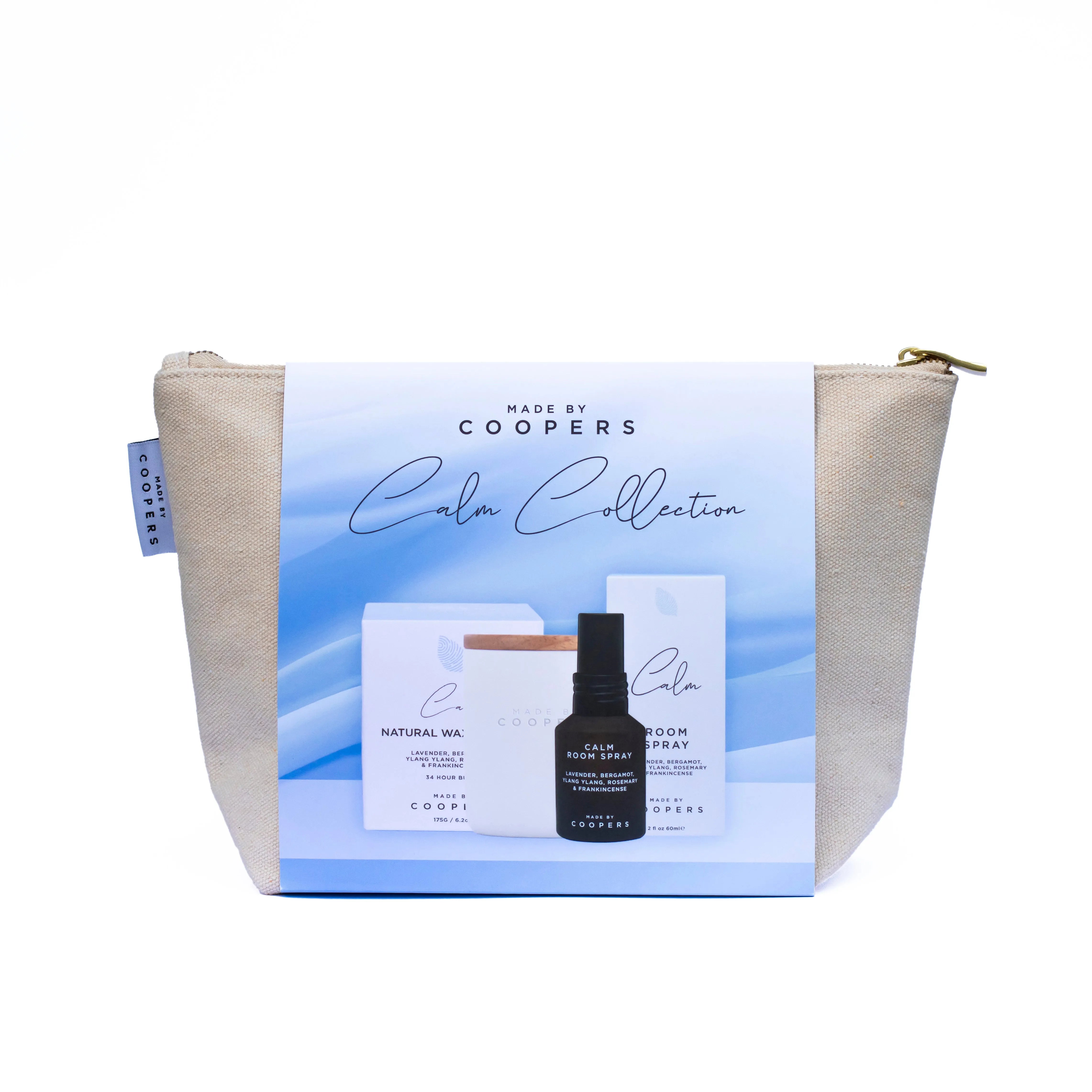 Made By Coopers Calm Collection Gift Set - Calm Aromatherapy Candle & Room Spray Home & Garden > Decor > Home Fragrances > Candles > Candle Gift Sets > Calm Collection Gift Set > Calm Aromatherapy Candle & Room Spray emmy-jane-boutique.myshopify.com