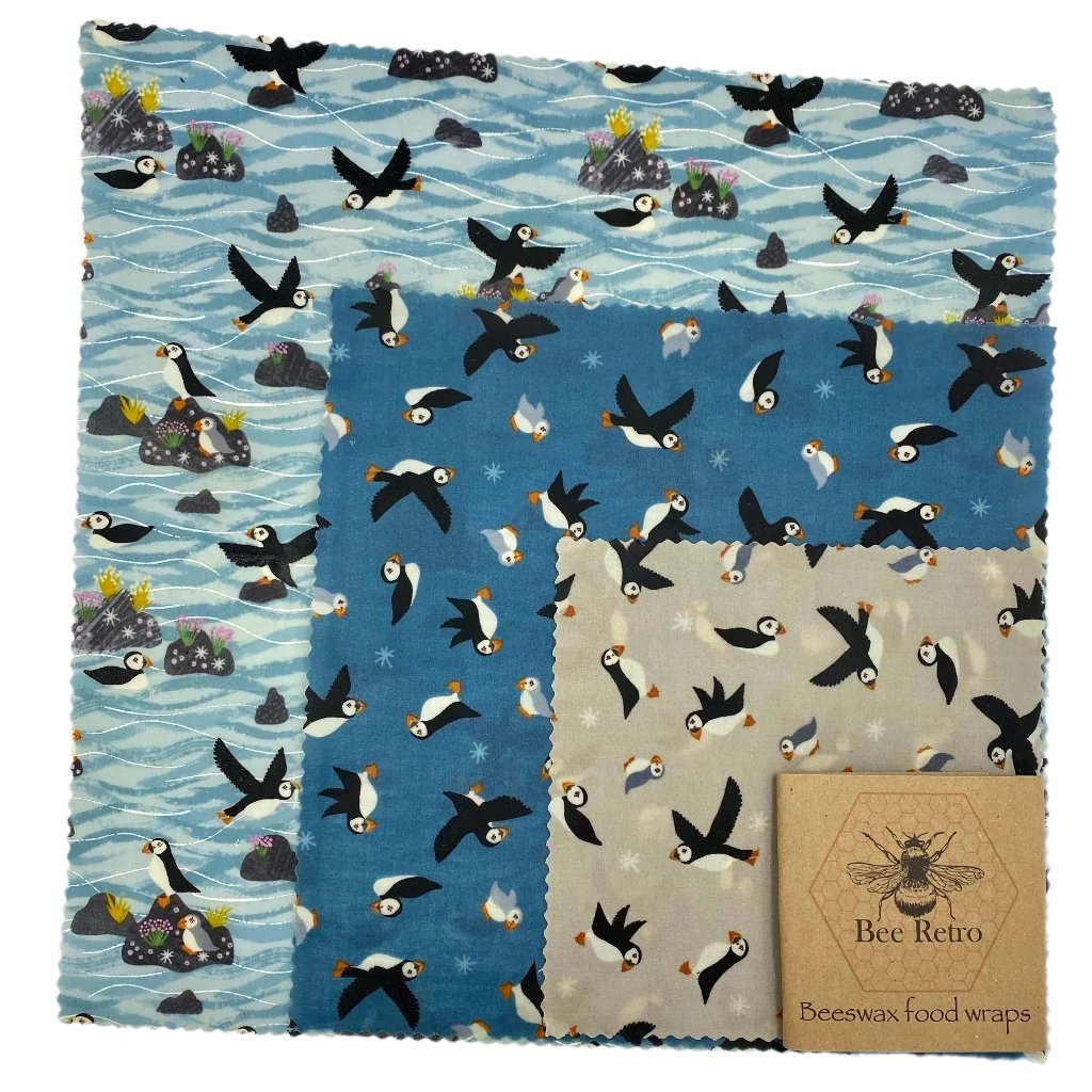 Cornish Puffin Eco Friendly Beeswax Food Wrap-5