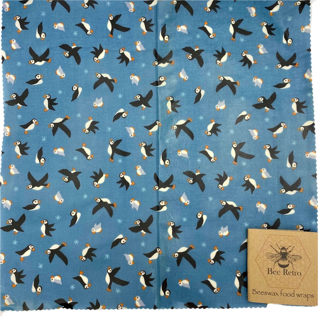 Cornish Puffin Eco Friendly Beeswax Food Wrap-1