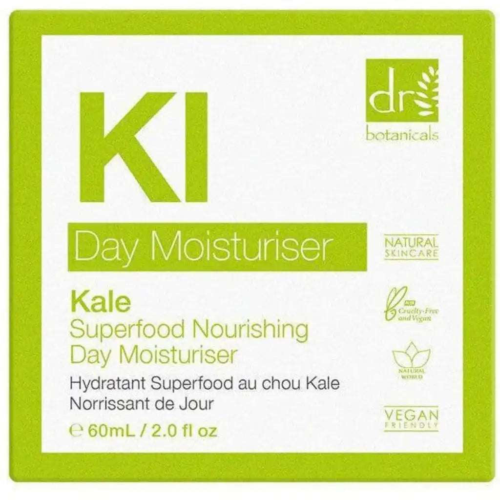 Dr Botanicals Dr Botanicals - Kale Superfood Nourishing Day Moisturiser 60ml Health & Beauty > Personal Care > Cosmetics > Skin Care > Lotion & Moisturize > Organic Moisturisers > Cruelty-free moisturisers > Natural Moisturiser > Vegan Moisturiser > Dr Botanicals Moisturiser > Kale Superfood Nourishing Day Moisturiser emmy-jane-boutique.myshopify.com