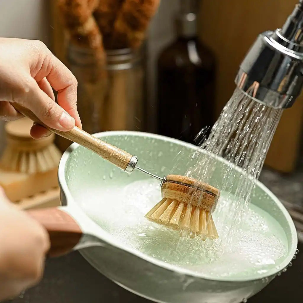 Jungle Culture Natural Dish Brushes for Washing Up - Eco-Friendly Kitchen Scrubber Brush Set Home & Garden > Household Supplies > Household Cleaning Supplies > Scrub Brushes > Eco-Friendly Kitchen Sets emmy-jane-boutique.myshopify.com