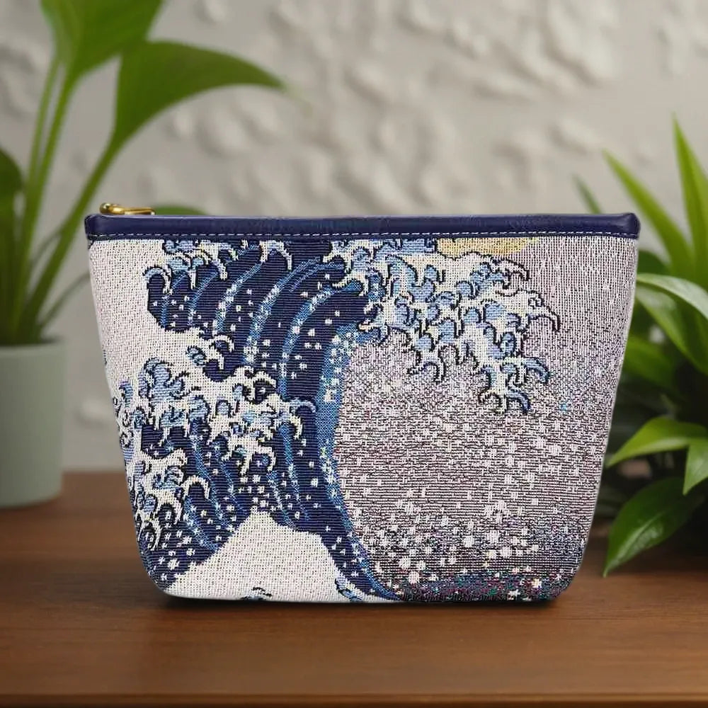 Great Wave off Kanagawa - Makeup Bag-0