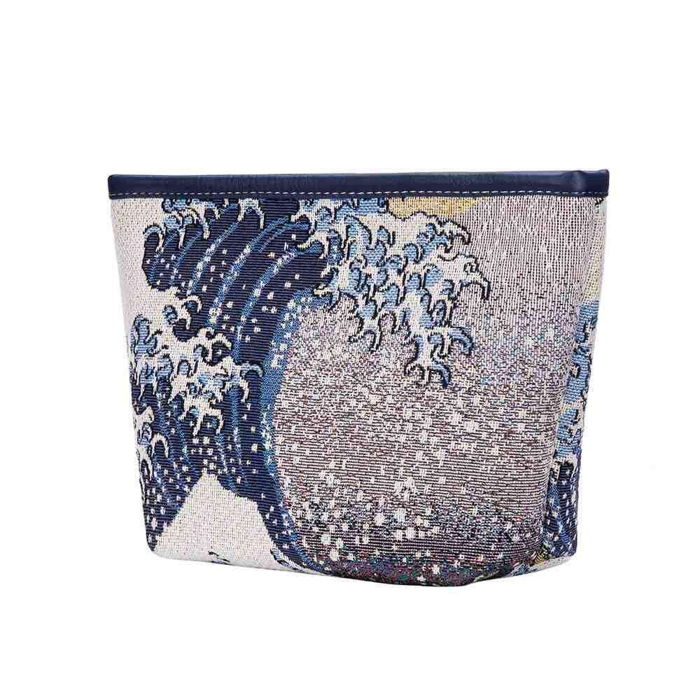 Great Wave off Kanagawa - Makeup Bag-4