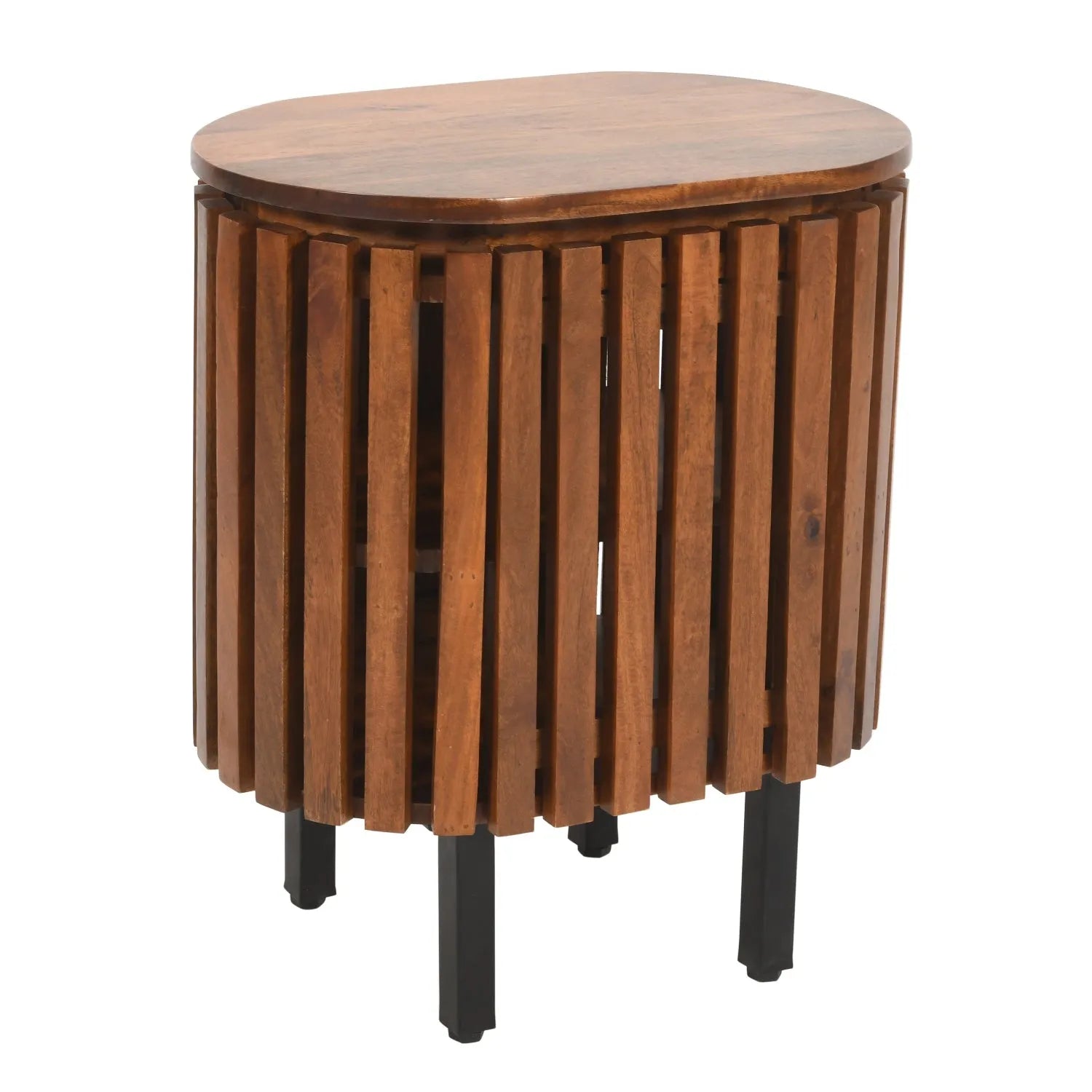 Verty Furniture Compton Mango Wood Recycled Bedside Table