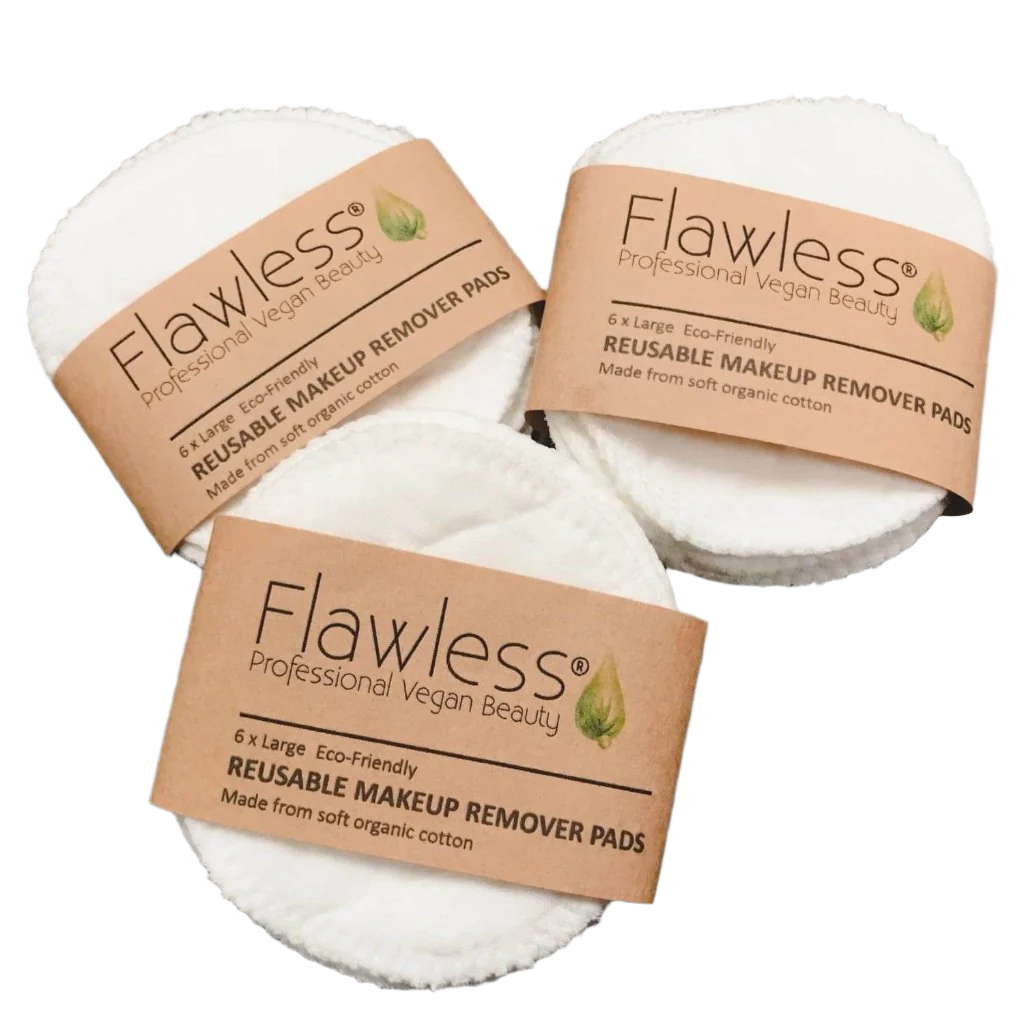 Reusable Organic Makeup Remover Pads x 6 - Flawless