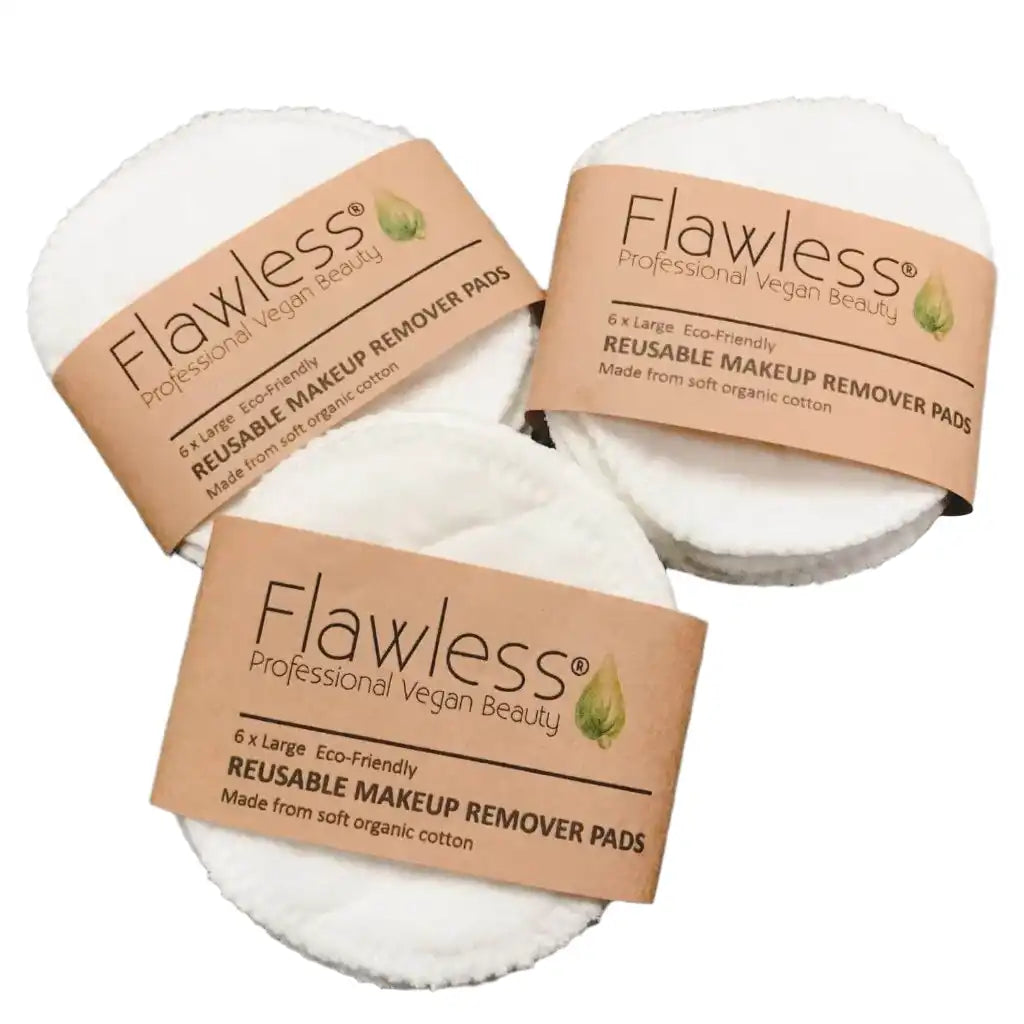 Flawless Reusable Organic Makeup Remover Pads x 6 - Flawless Health & Beauty > Personal Care > Cosmetics > Skin Care > Makeup Removers > Reusable Organic Makeup Remover Pads x 6 emmy-jane-boutique.myshopify.com