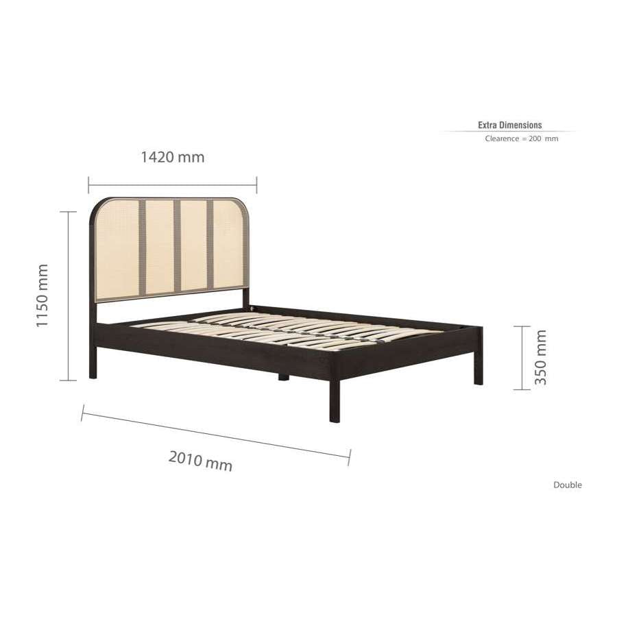 Margot Double Rattan Bed-10