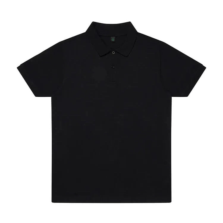 Men’s Black Bamboo Polo Shirt Breathable and Stylish