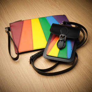 Handmade Leather Mobile Phone Pouch Plus - Pride-2