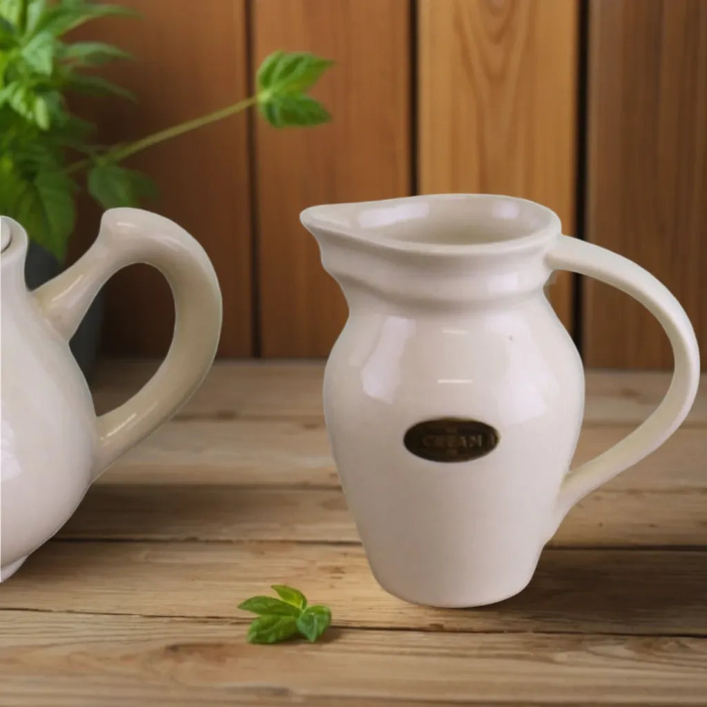 Country Cottage Cream Ceramic Cream Jug-1