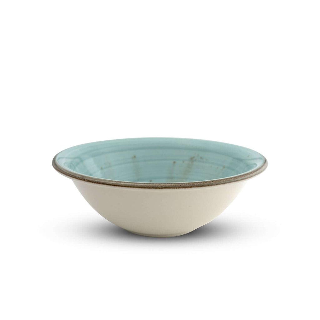 Porcelain Soup-Cereal Bowl Pebble Sea Green 18cm-0