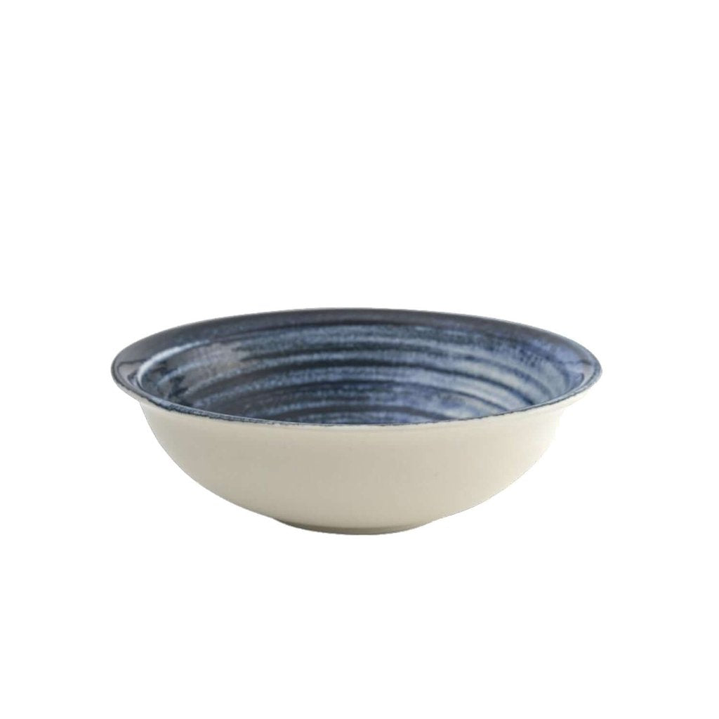 Porcelain Soup-Cereal Bowl Pebble Deep Ocean 17cm-0