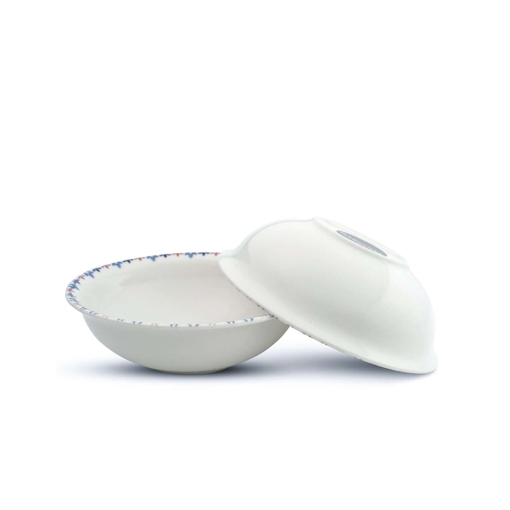 Porcelain Soup-Cereal Bowl Pebble Lily 18cm-1