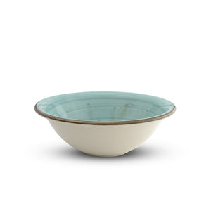 Porcelain Soup-Cereal Bowls Set of 4 Pebble Sea Green 18cm-3
