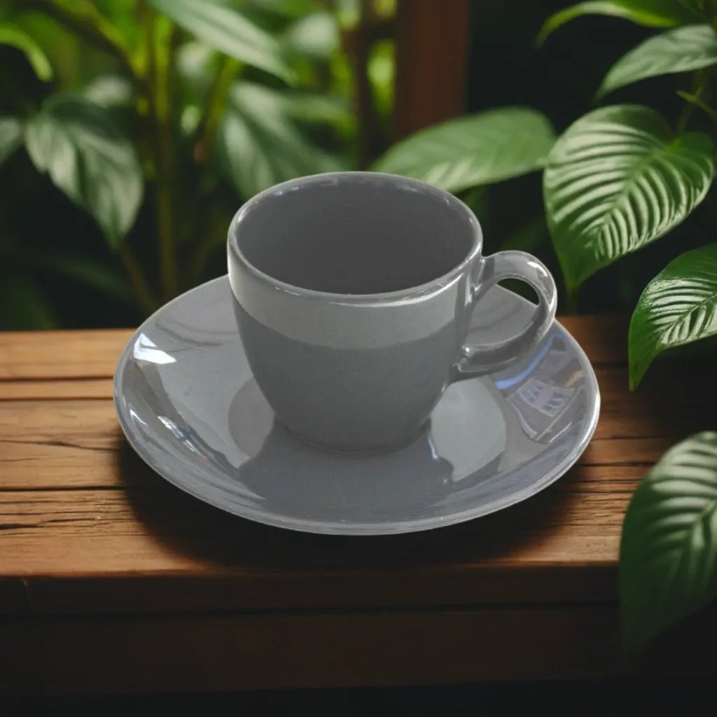 Porcelain Coffee&Tea Cup Espresso Cups Dark Grey-0