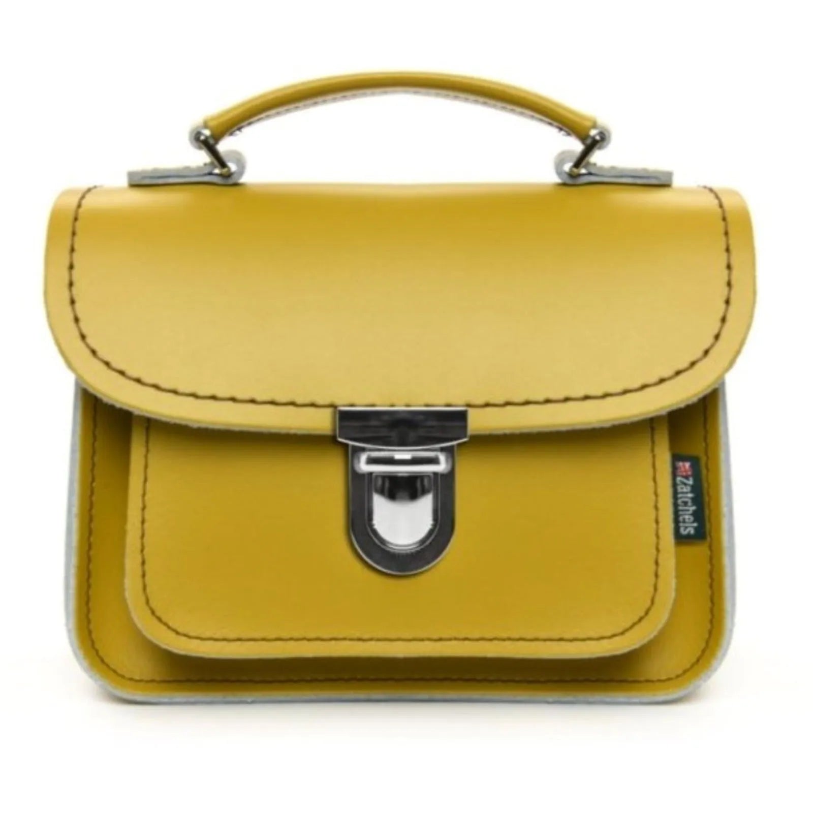 Zatchels Handmade Leather Handbag - Yellow Ochre - Shoulder Cross Body Clutch Clothing & Accessories > Handbags, Wallets & Cases > Handbags > Shoulder Bags > Handmade Leather Handbags > Yellow Ochre Bags > 3 Way Bags Shoulder Cross Body Clutch emmy-jane-boutique.myshopify.com
