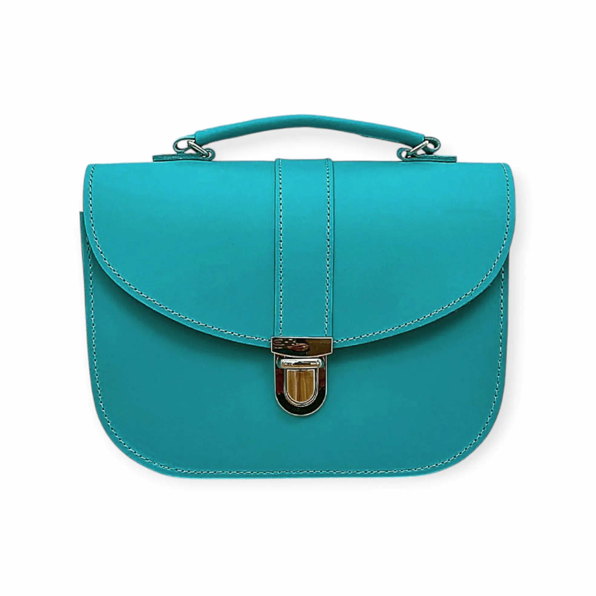 Zatchels Olympia Handmade Leather Bag - Teal Cross Body Bag emmy-jane-boutique.myshopify.com