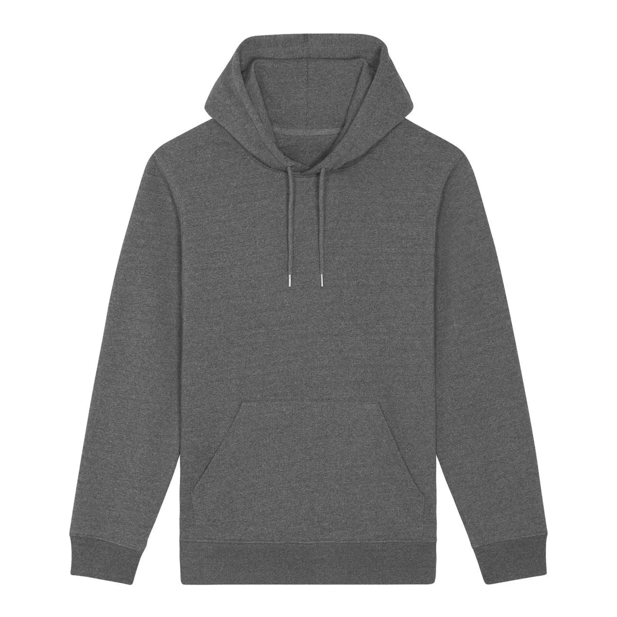 Grey hoodie on a white background