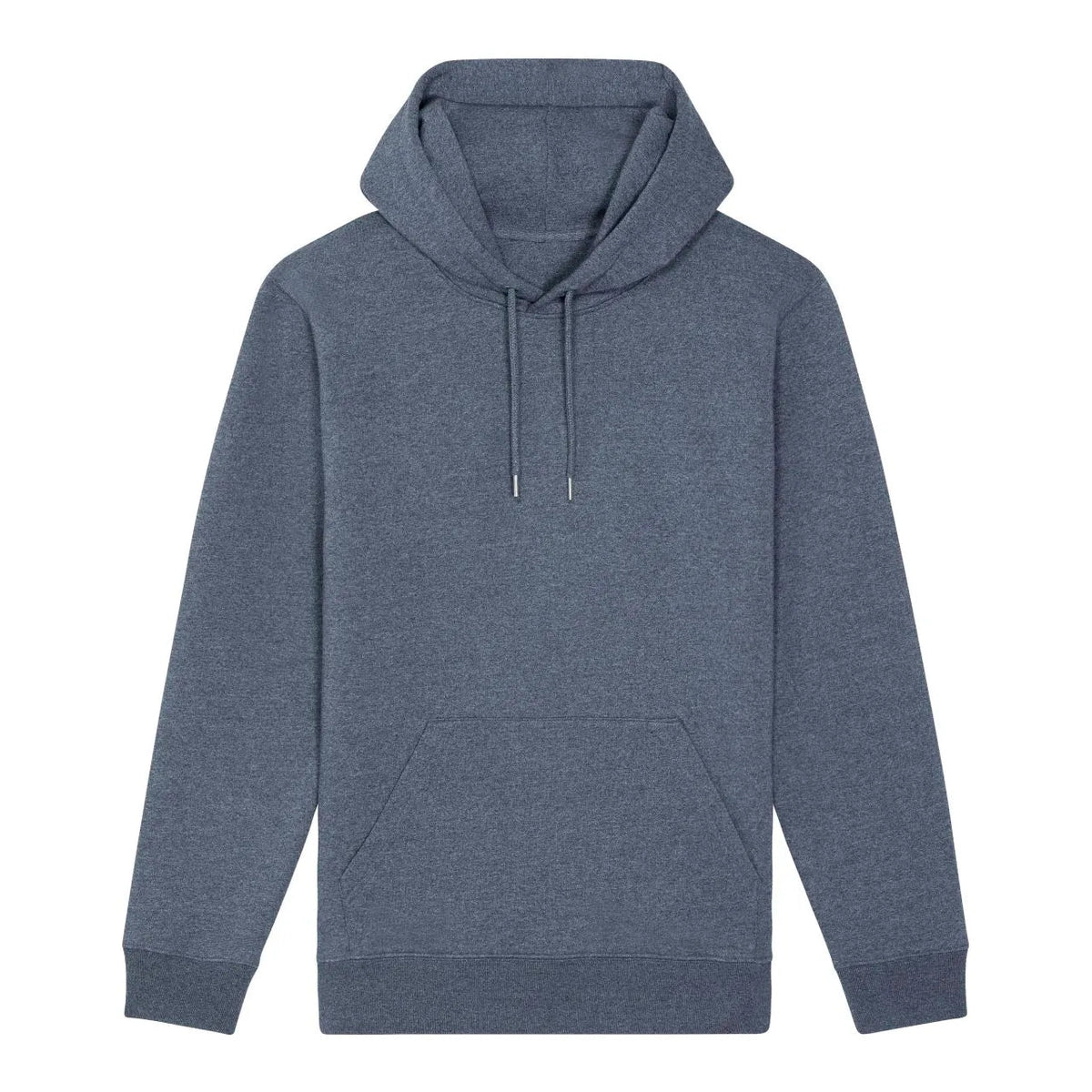 Blue hoodie on a white background
