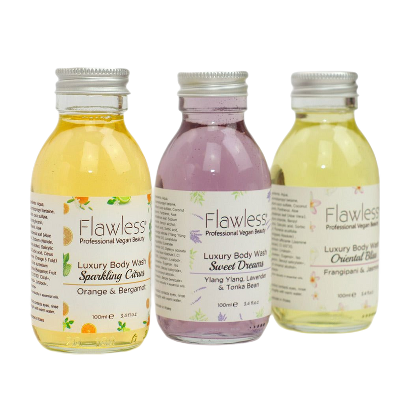 Emmy Jane Boutique Flawless - Natural Body Wash Gift Set -100% Cruelty-Free Plastic-Free and Vegan