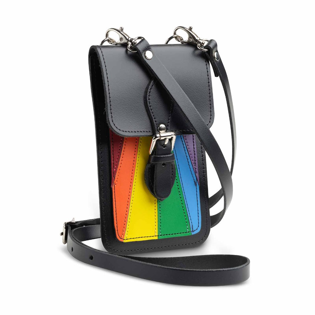 Handmade Leather Mobile Phone Pouch Plus - Pride-0