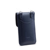 Handmade Leather Mobile Phone Pouch Plus - Navy Blue-4