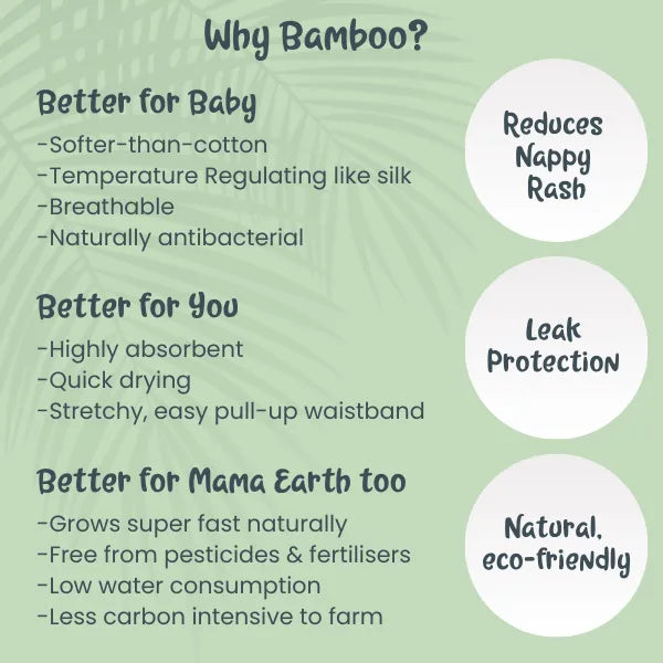 Mama Bamboo Mama Bamboo Sustainable Pull-Up Nappy Pants DS Baby & Toddler > Diapering > Nappies > Eco-Friendly Nappies > Biodegradable Nappies > Mama Bamboo Sustainable Pull-Up Nappy Pants emmy-jane-boutique.myshopify.com