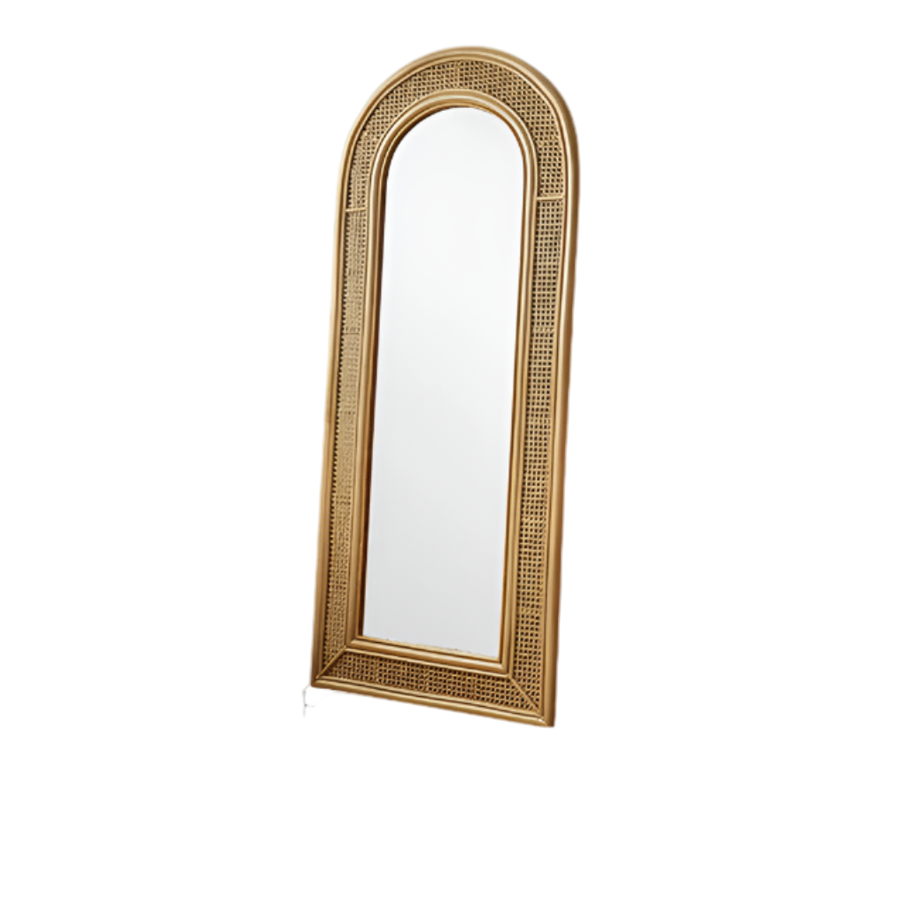 Large Rattan Mirrors Hand Crafted Rianjali Mirror Natural