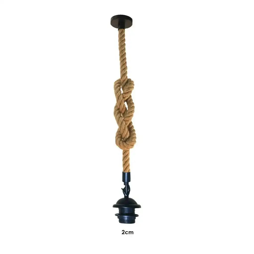 LEDSone Retro Hemp Rope Iron Pendant Hanging Set Home & Garden > Lighting > Lighting Fixtures > Ceiling Light Fixtures > Ceiling Lights > Pendant Lights > Hemp Rope Lights emmy-jane-boutique.myshopify.com