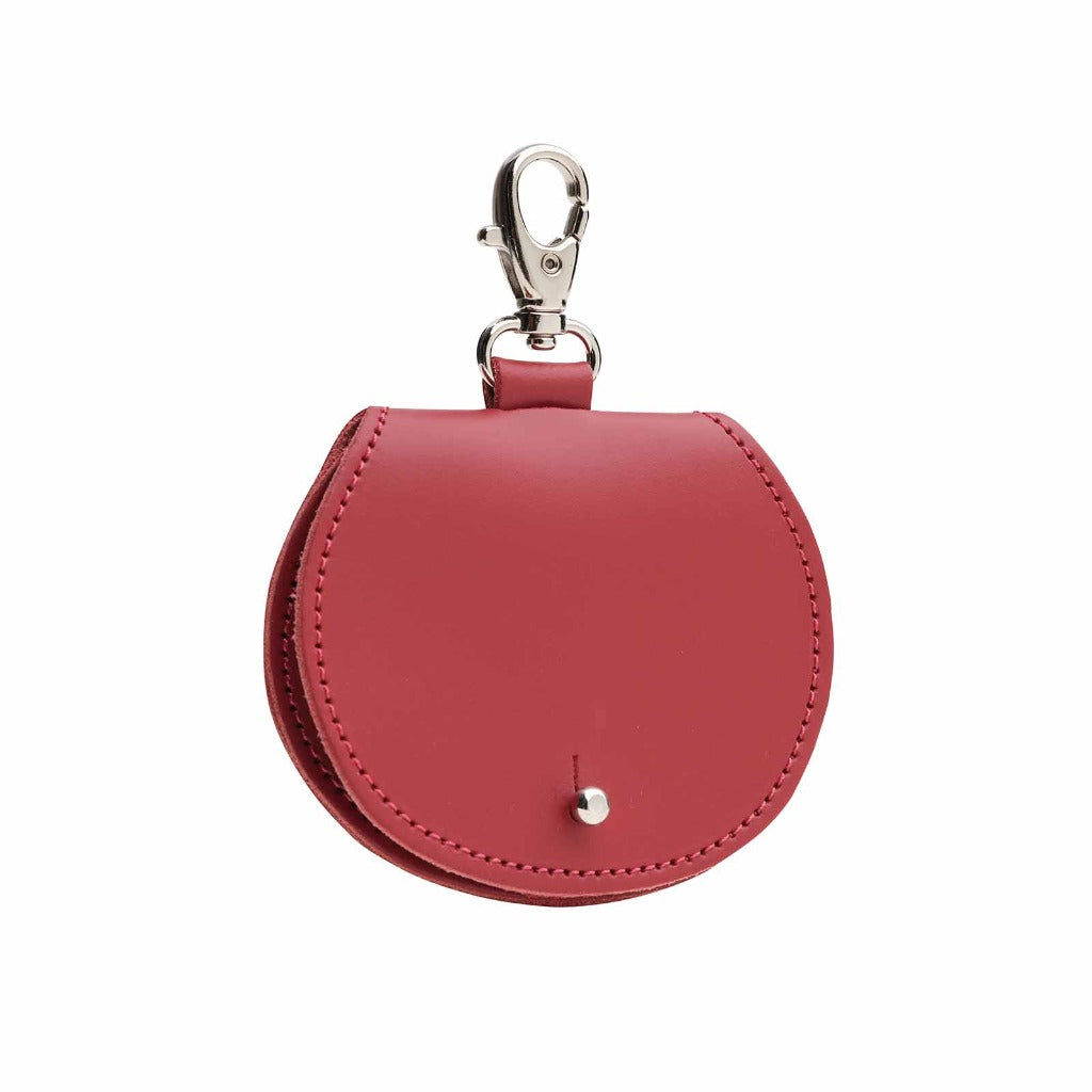 Mini saddle bag coin purse charm - Red-0