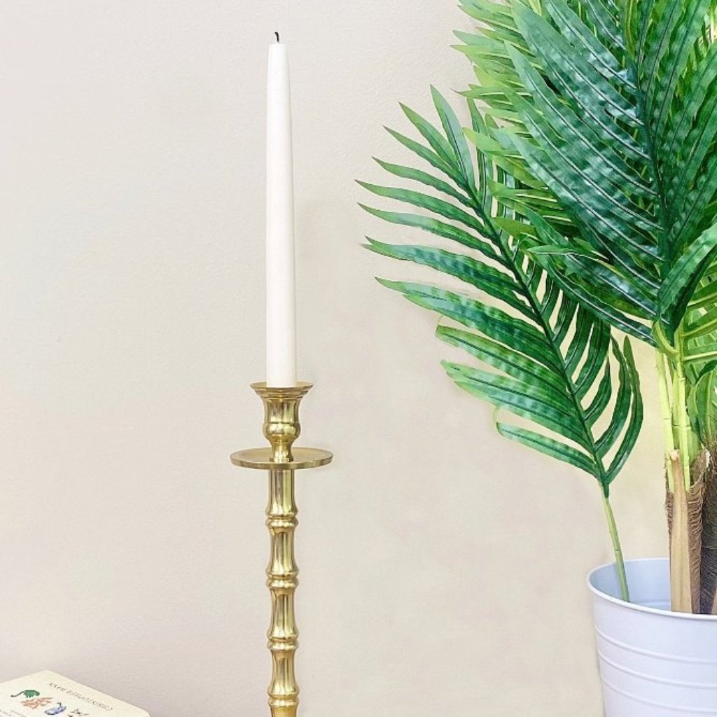 Brass Metal Dinner Candlestick 30cm-2