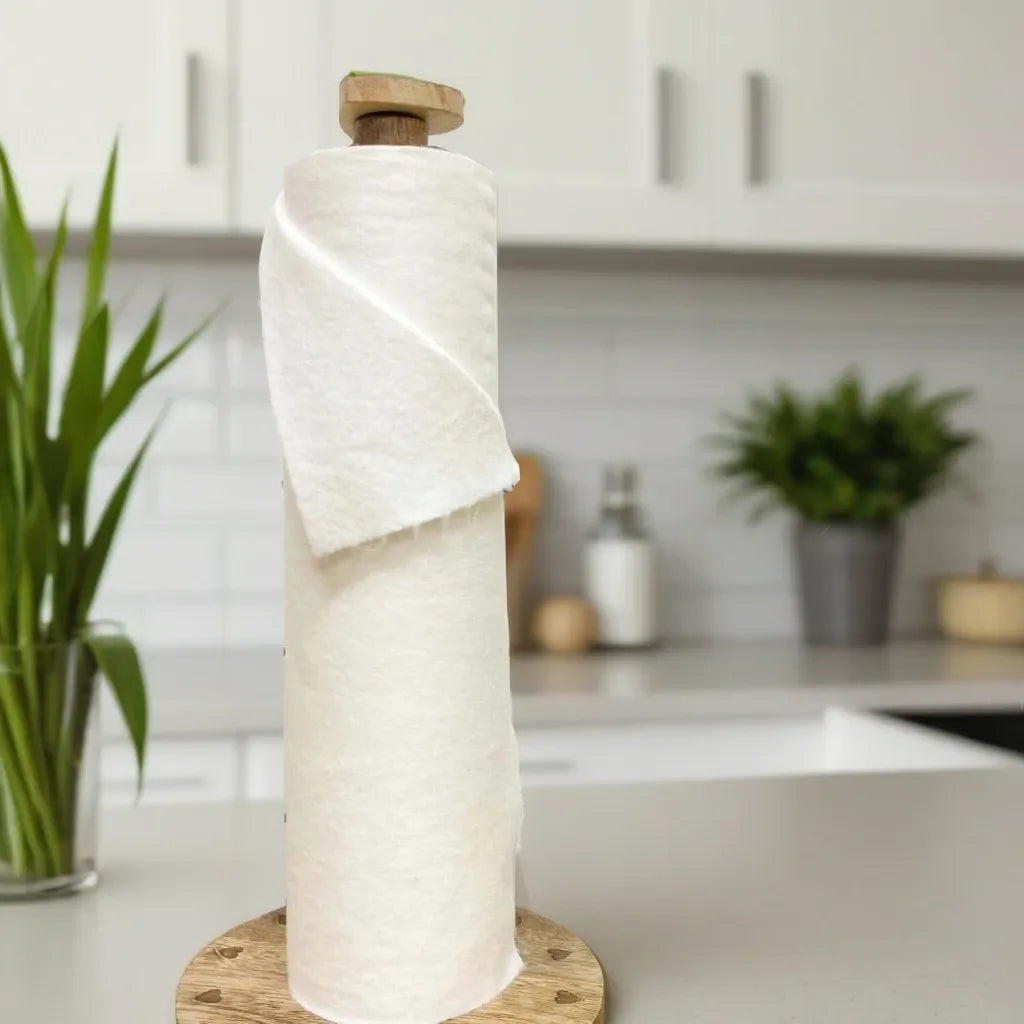 Cream Washable Kitchen Roll-2