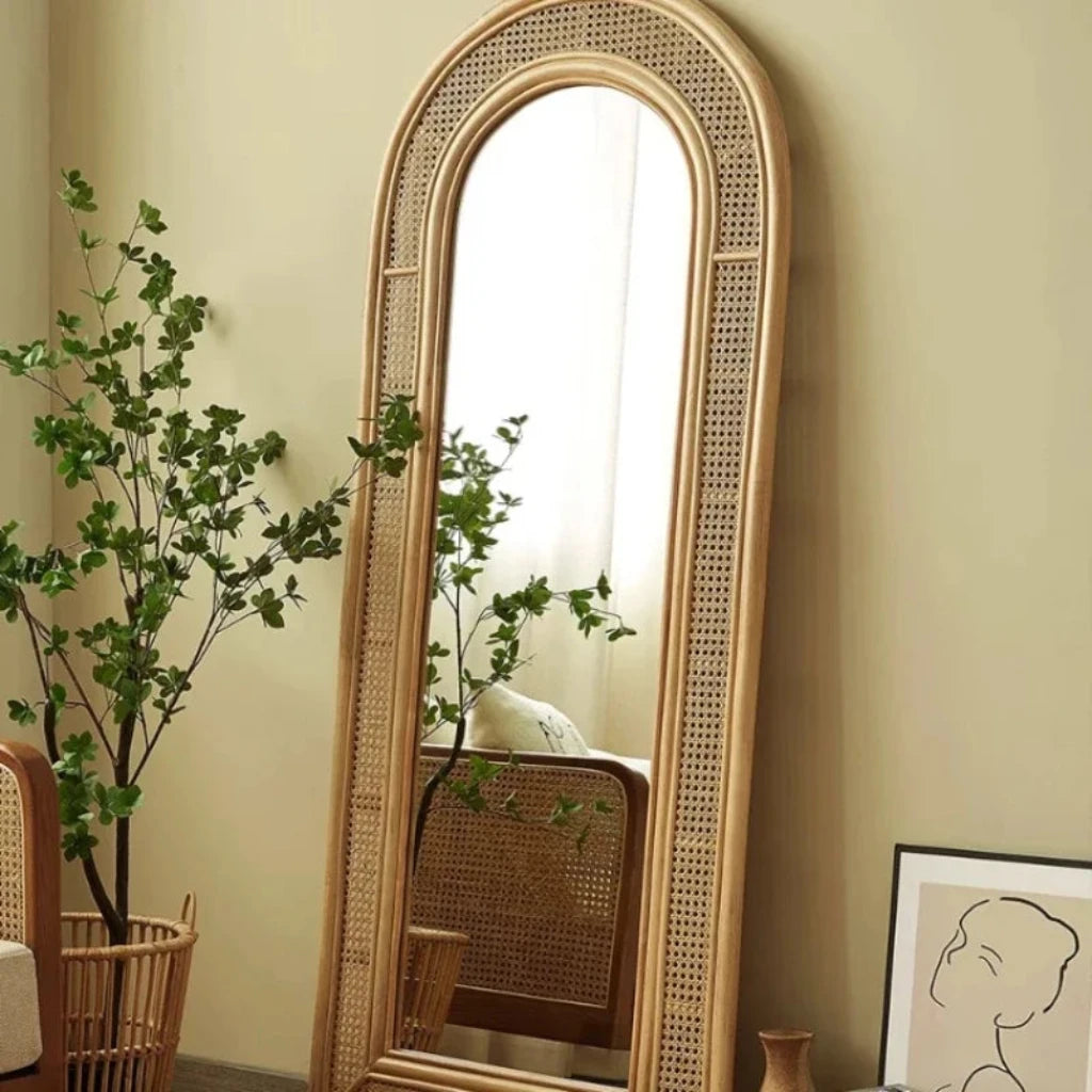 Rianjali Rattan Mirror-1