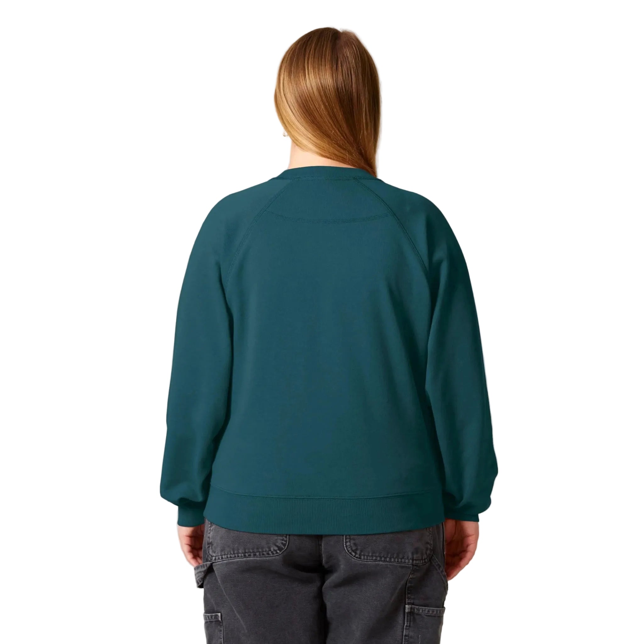 Organic Cotton Raglan Sweatshirt Womens Fit