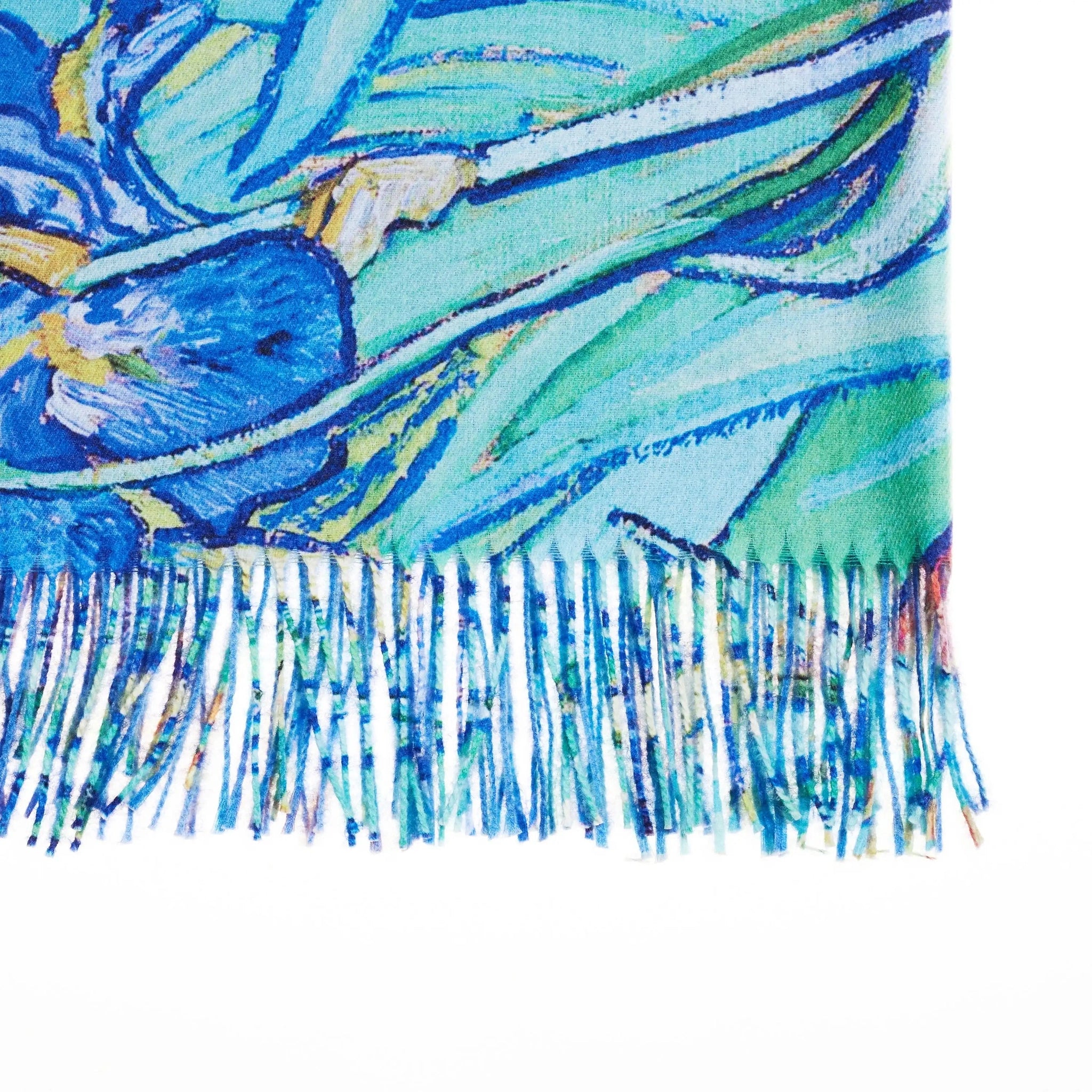 Signare Tapestry Van Gogh Iris - Art Pashmina Art Pashmina emmy-jane-boutique.myshopify.com