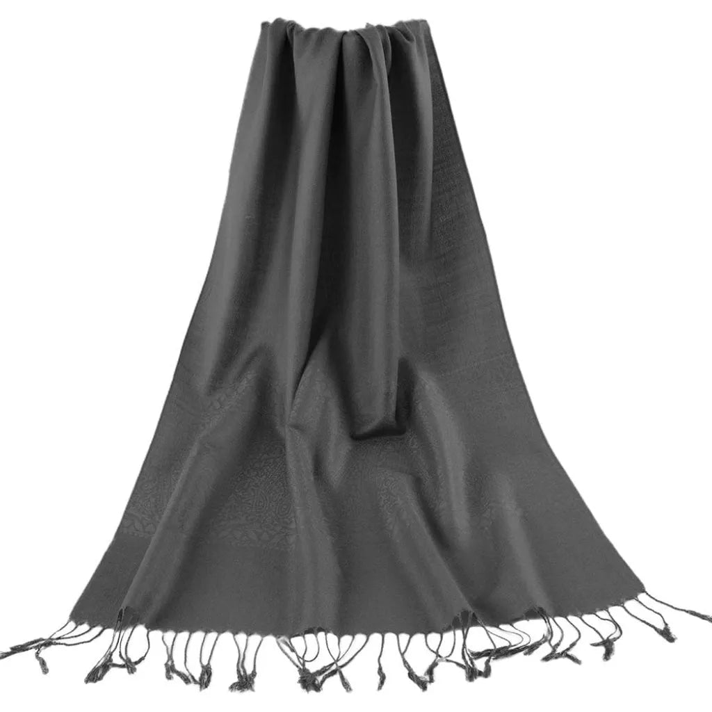 Signare Tapestry Black Pashmina Scarf Shawl Wrap Clothing & Accessories > Clothing Accessories > Scarves & Snoods > Shawls > Pashminas > Black Pashminas emmy-jane-boutique.myshopify.com