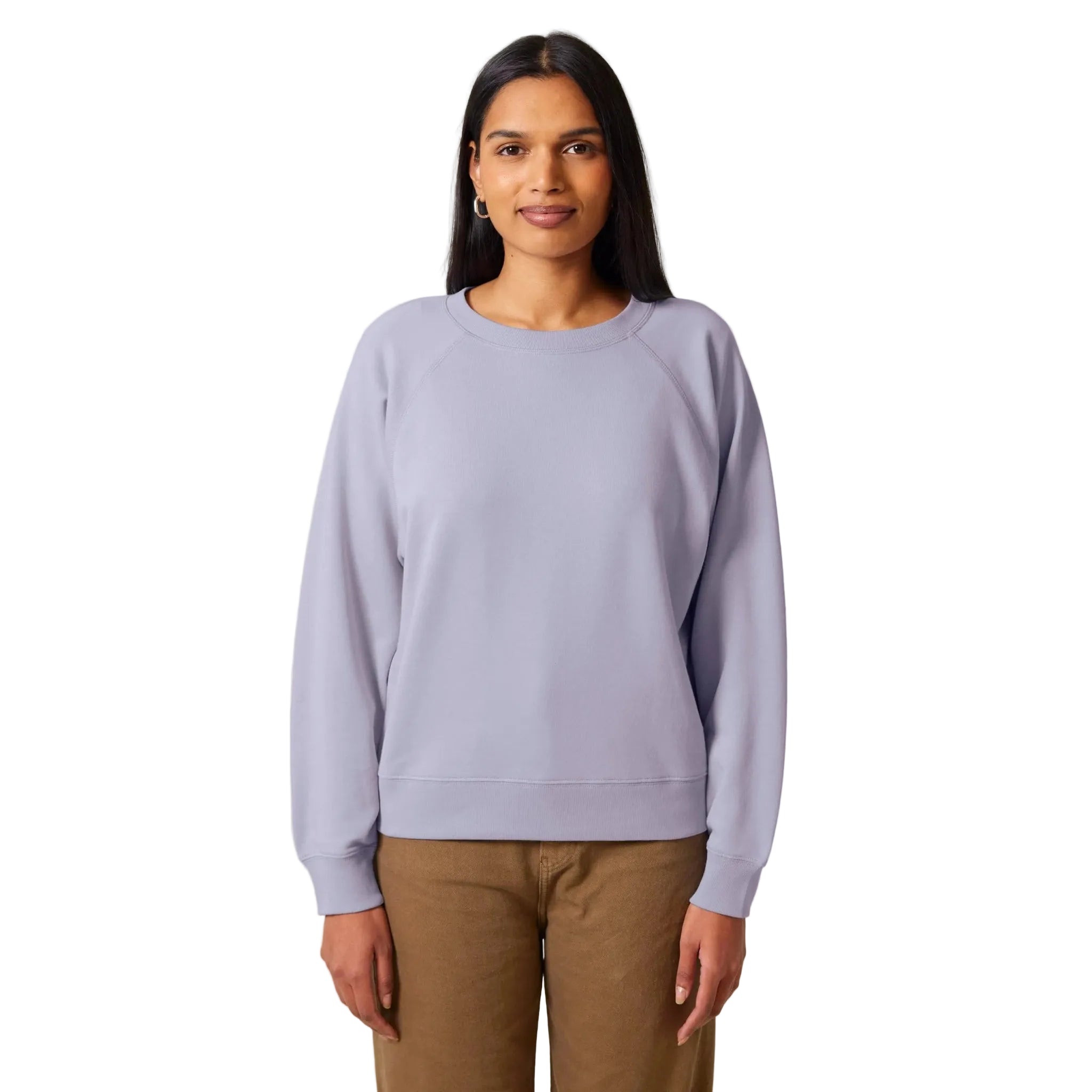 Womens Organic Cotton Raglan Sweatshirt - 14 Colours