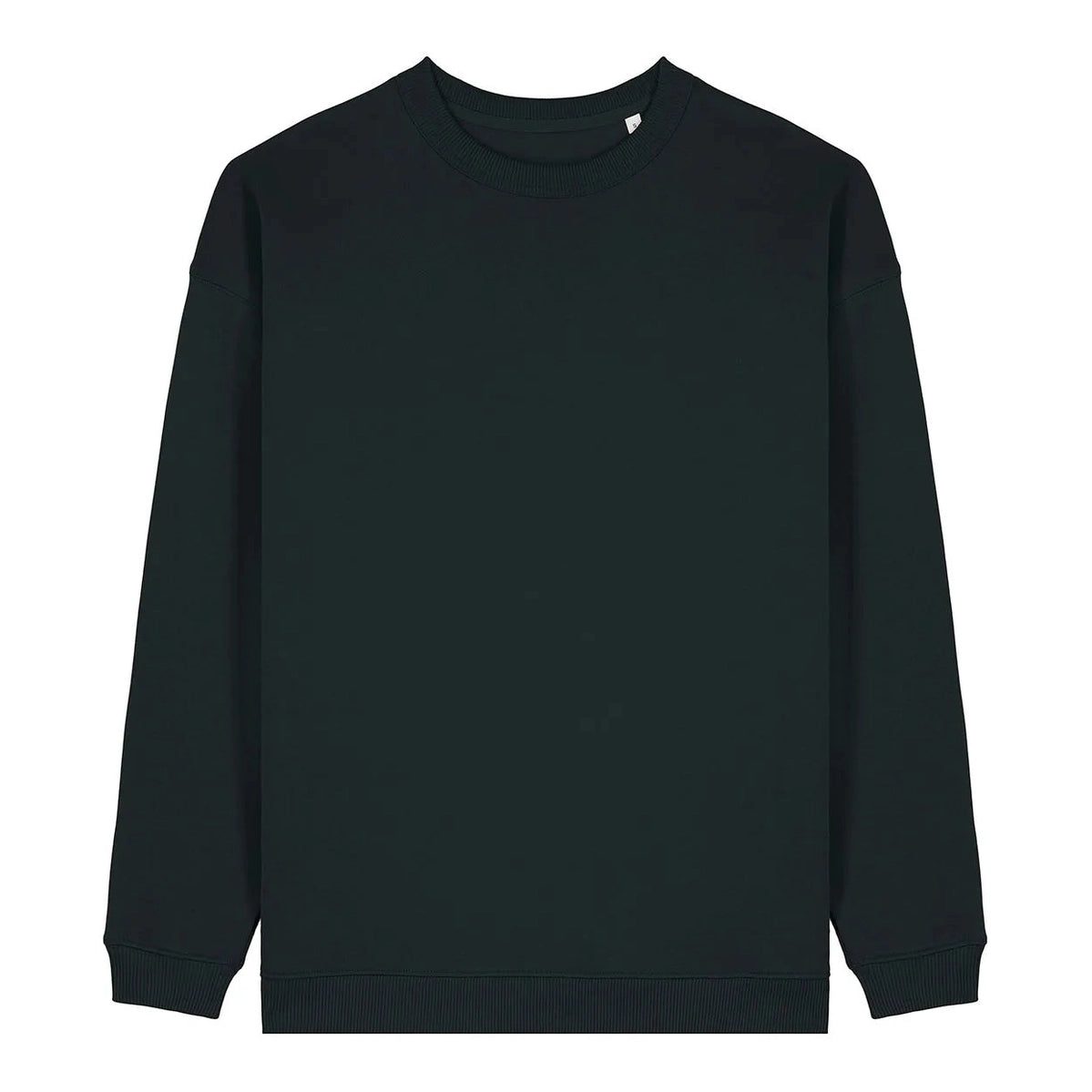 Black sweatshirt on a white background
