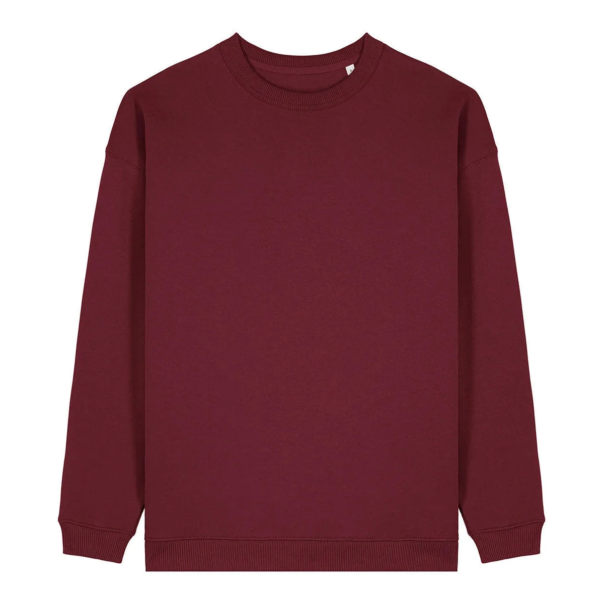 Maroon sweatshirt on a white background