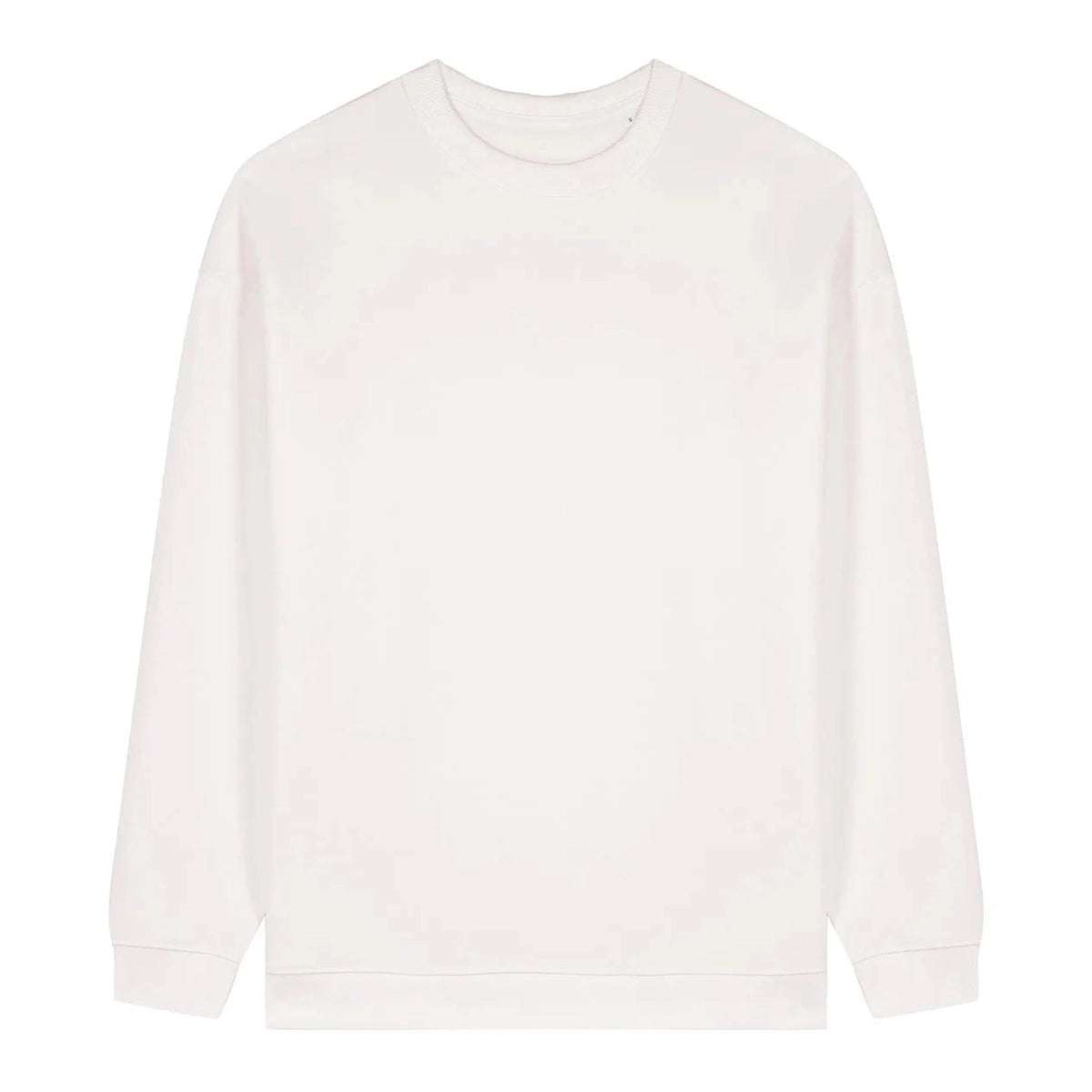 White sweatshirt on a white background