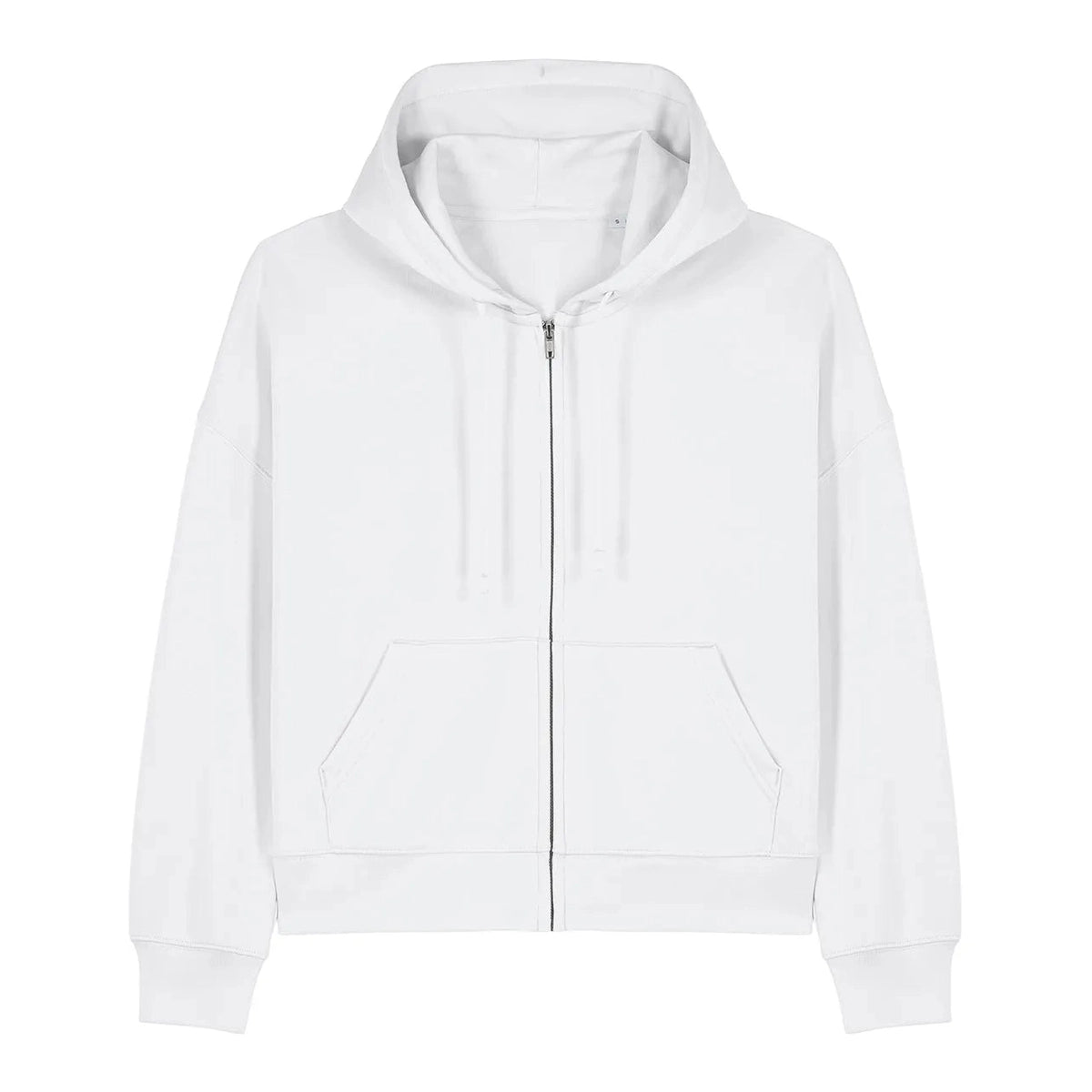 White hoodie on a white background