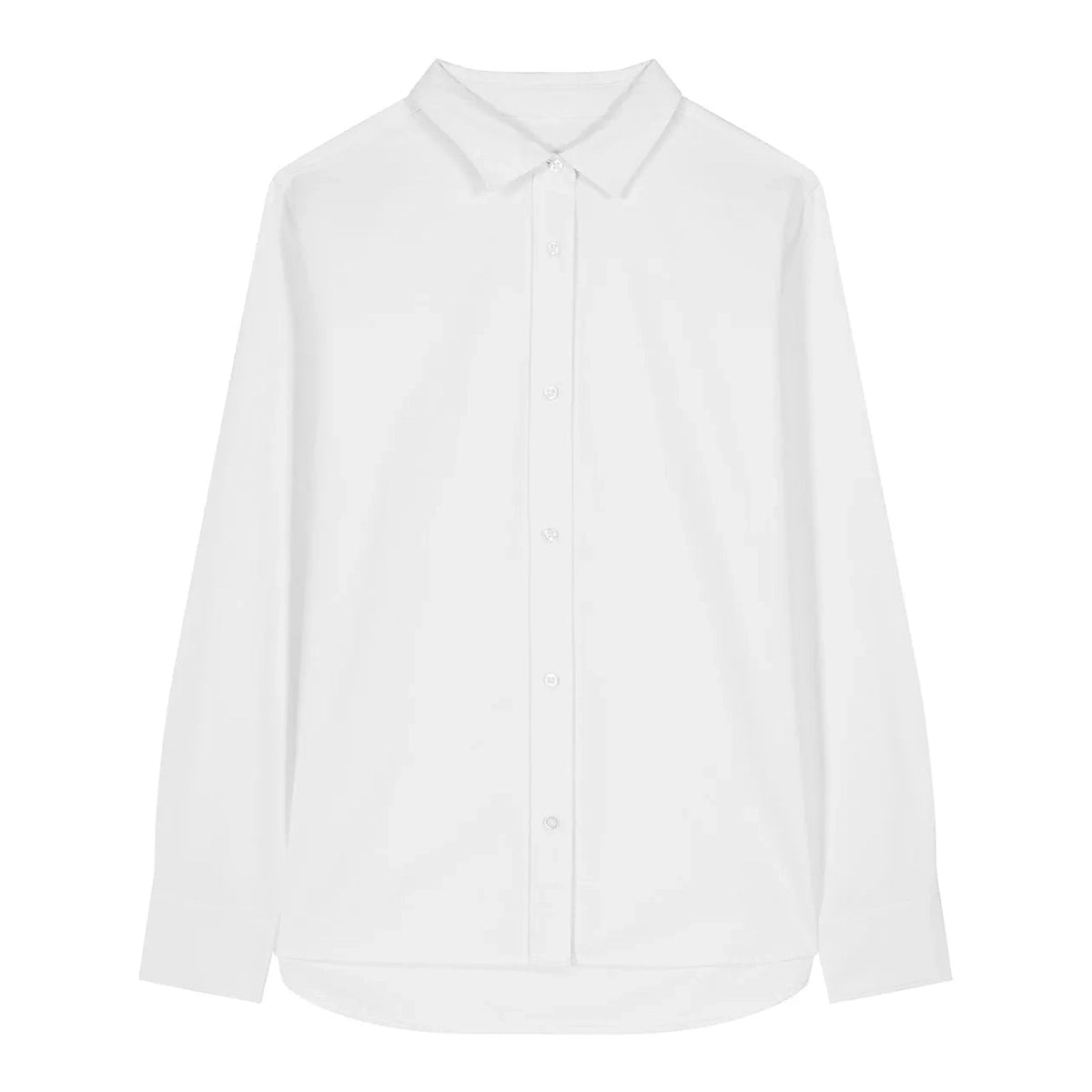 White shirt on a white background