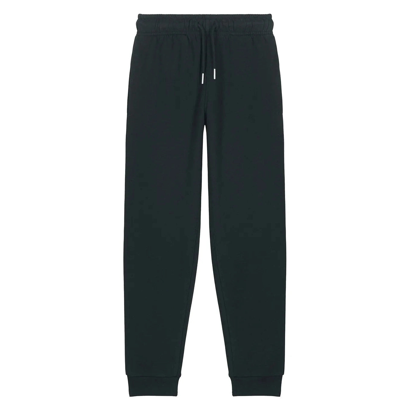 Black sweatpants on a white background