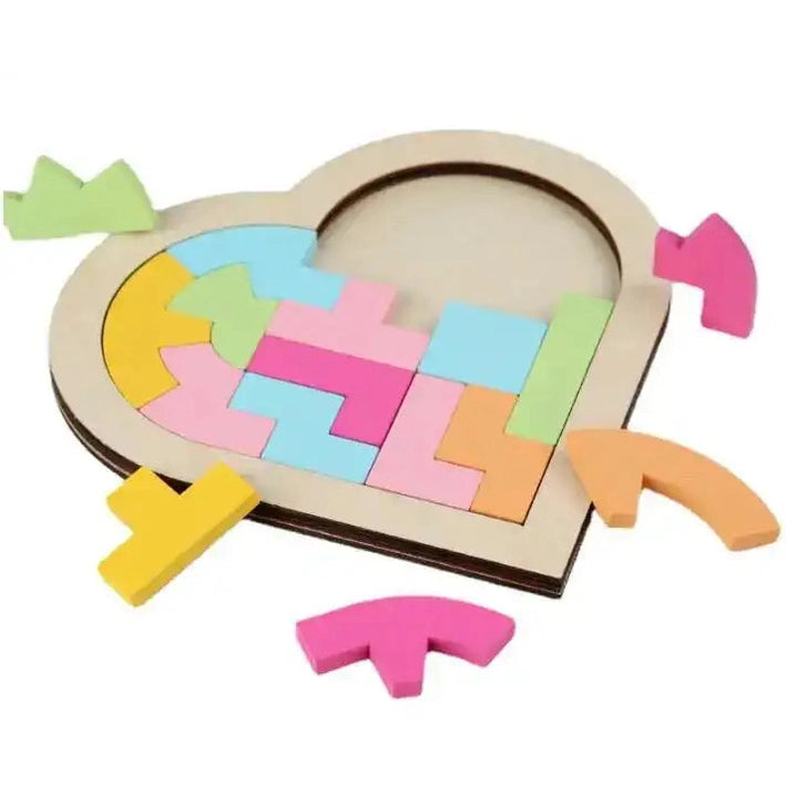 Emmy Jane Wooden Puzzles - Educational Math Tangram Game Toys & Games > Puzzles > Wooden & Pegged Puzzles emmy-jane-boutique.myshopify.com