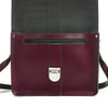 Leather Shoulder Bag - Marsala Red-2