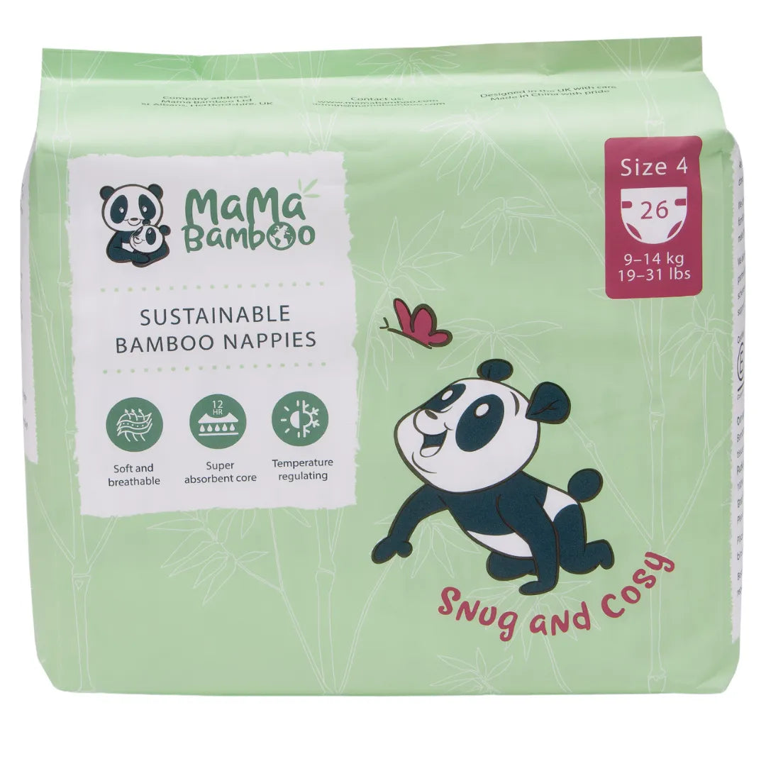 Mama Bamboo Biodegradable Nappies Mama Bamboo Sustainable Nappies DS Baby & Toddler > Diapering > Nappies > Eco-Friendly Nappies > Biodegradable Nappies > Mama Bamboo Sustainable Napies emmy-jane-boutique.myshopify.com