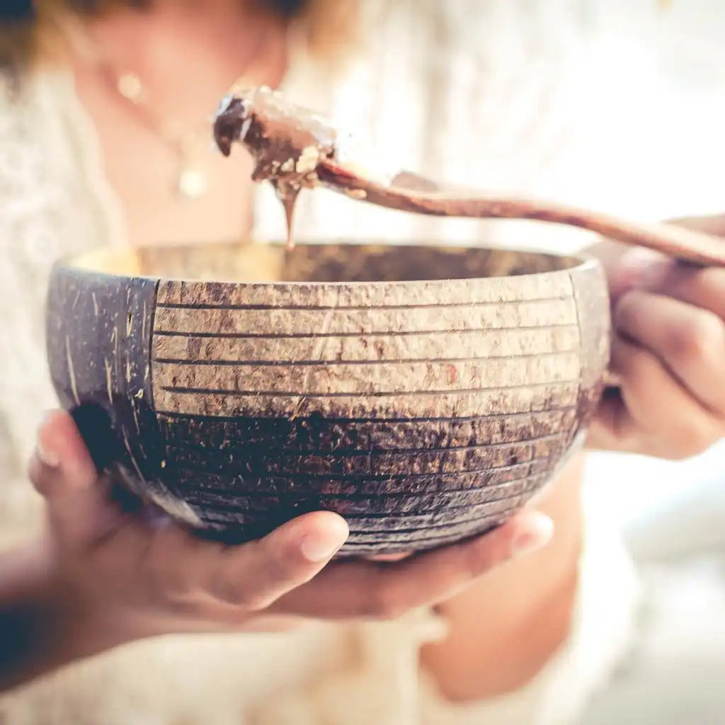 Jungle Culture Eco-friendly Organic Coconut Bowls & Spoons - Set of 4 & Free Bamboo Straws Home & Garden > Kitchen & Dining > Tableware > Dinnerware > Dinnerware Sets > Bowl Sets > Eco-Friendly Coconut Bowls emmy-jane-boutique.myshopify.com