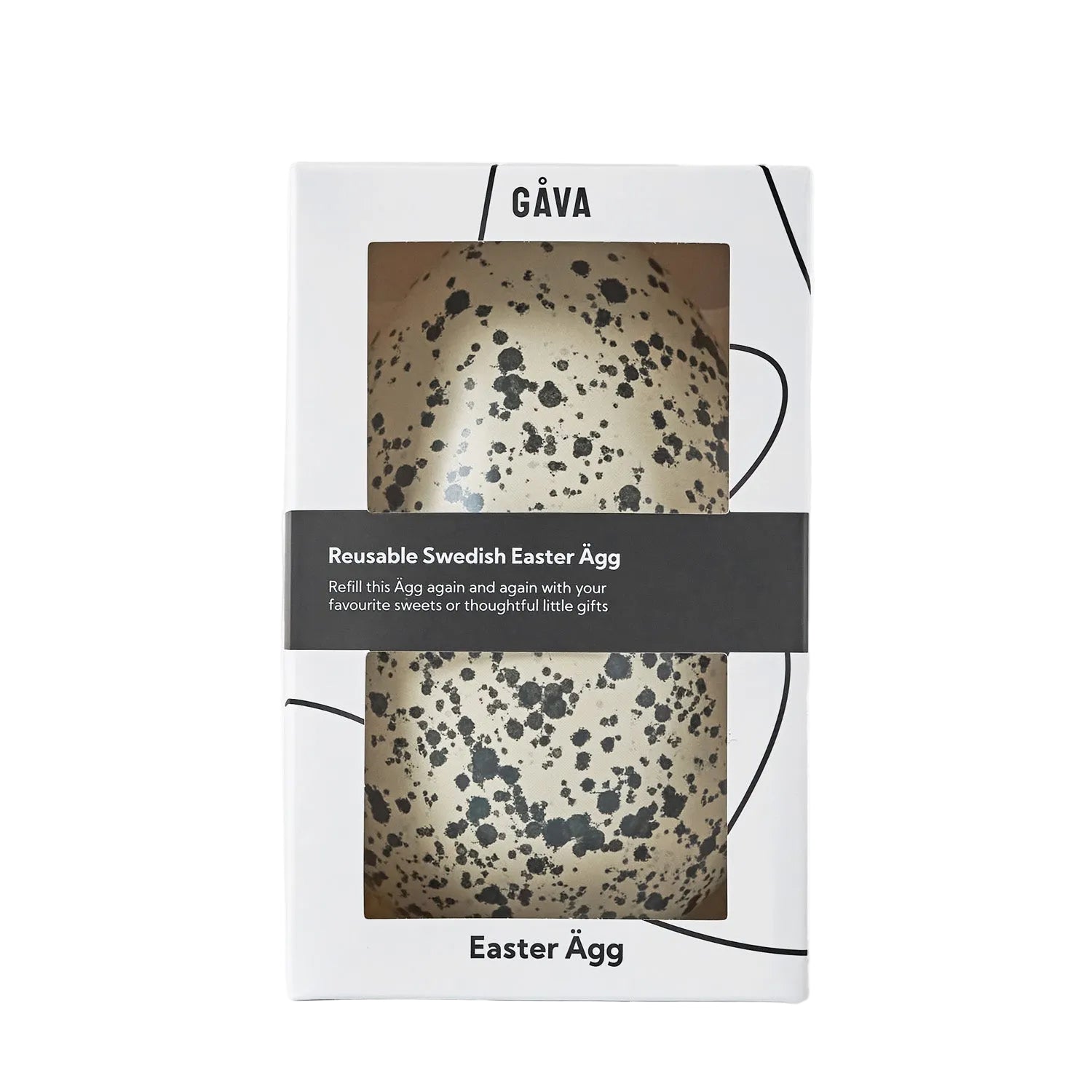 Reusable Swedish Easter Egg Tin Filled with Treats