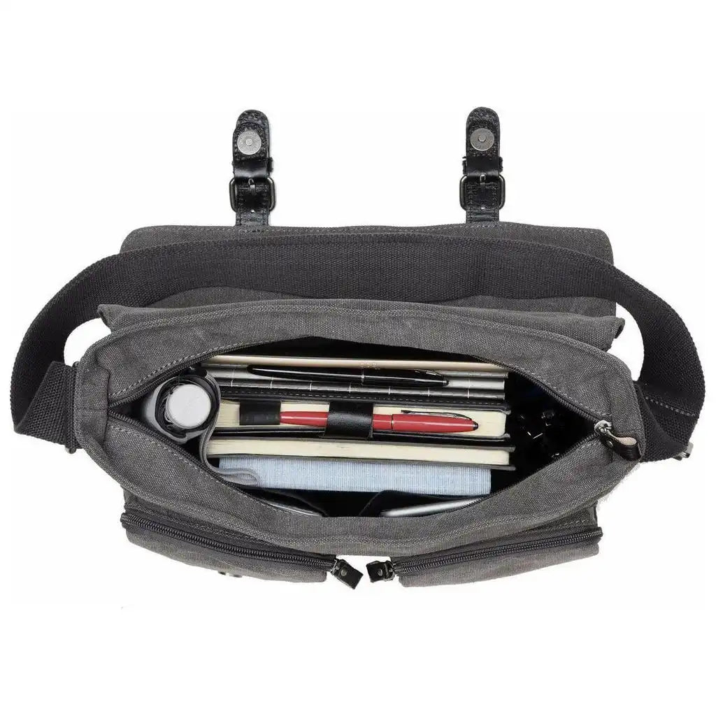 Troop London Troop London - Classic - Canvas Messenger Bag - 5 Colours Luggage & Bags > Messenger Bags > Canvas Crossbody Bags > Across body Bag > Troop London Bags > Troop London Classic Cross Body Bag emmy-jane-boutique.myshopify.com